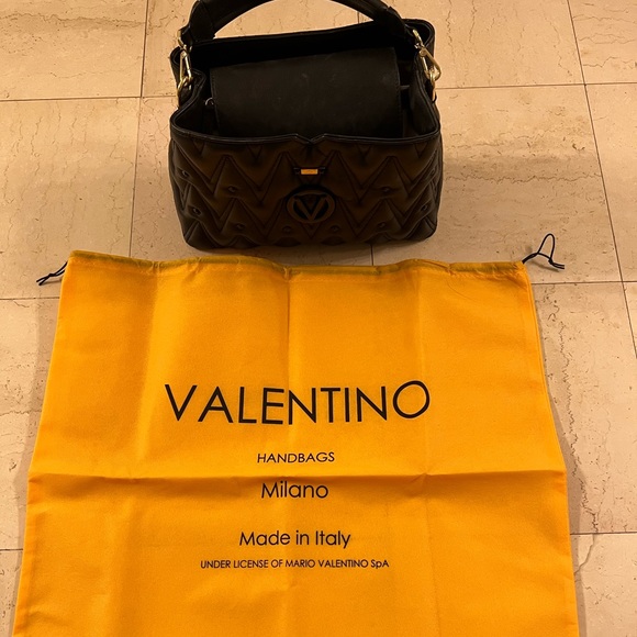 Valentino Black Quilted Handbag - Picture 4 of 6